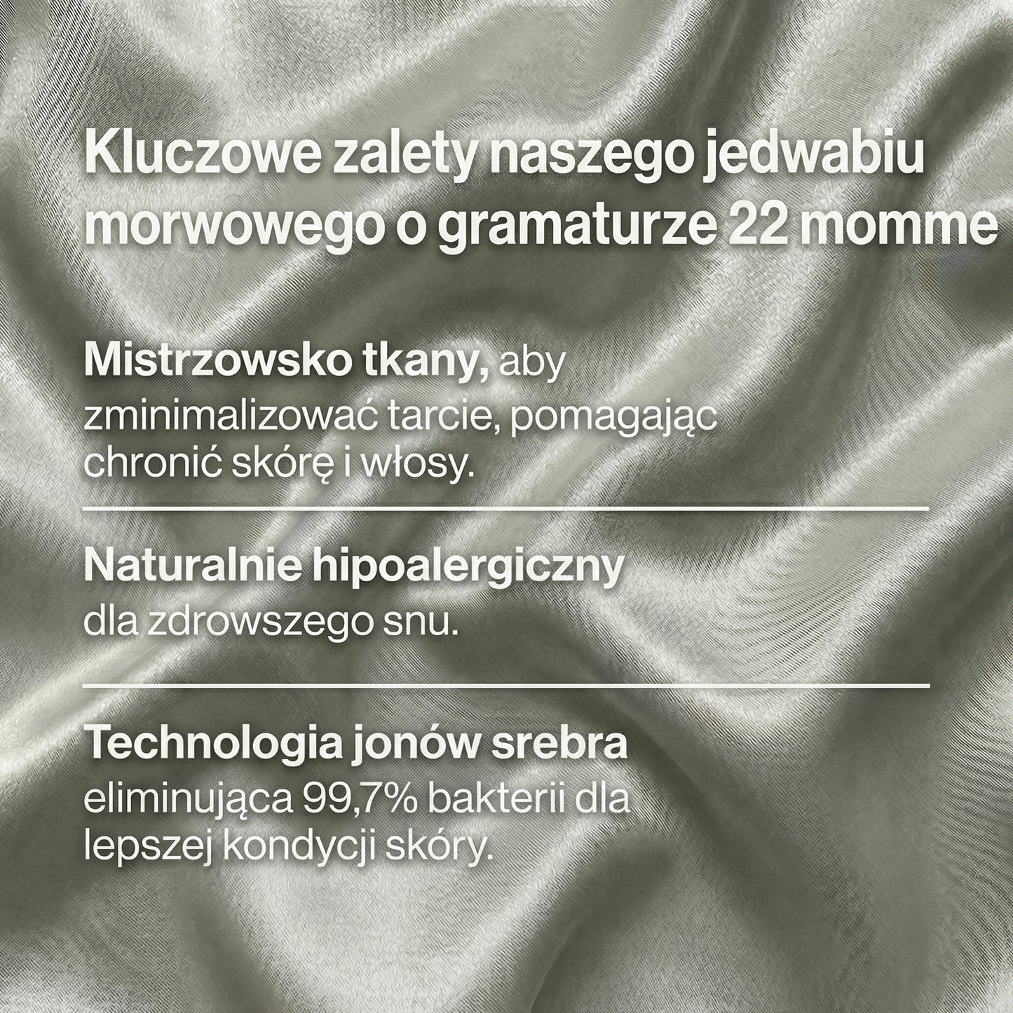 Premium Maska do Spania z Jedwabiu